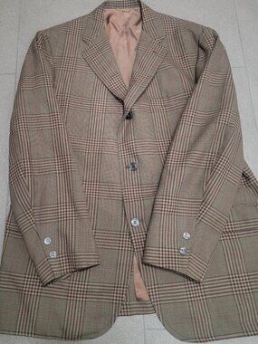 Vintage 60's Wynbrier Bullock's Santa Ana Plaid Men's Blazer